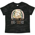 thumbnail image 3 of Inktastic Little Sister I Love My Big Sister Boys or Girls Toddler T-Shirt, 3 of 5