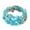 Light Blue, variant on Unisex Bracelet Alloy Irregular Shape Stones Multi-layered Stacking Retro Ethnic Bohemian Faux Turquoise Faux Agate Adjustable Elastic Cord Wrist Jewelry