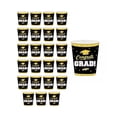 thumbnail image 2 of 2026 Black Gold Adult Graduation Season Party Tableware - Disposable 7 Inch 9 Inch Paper Plates Paper Cup Tissue Set, 2 of 6