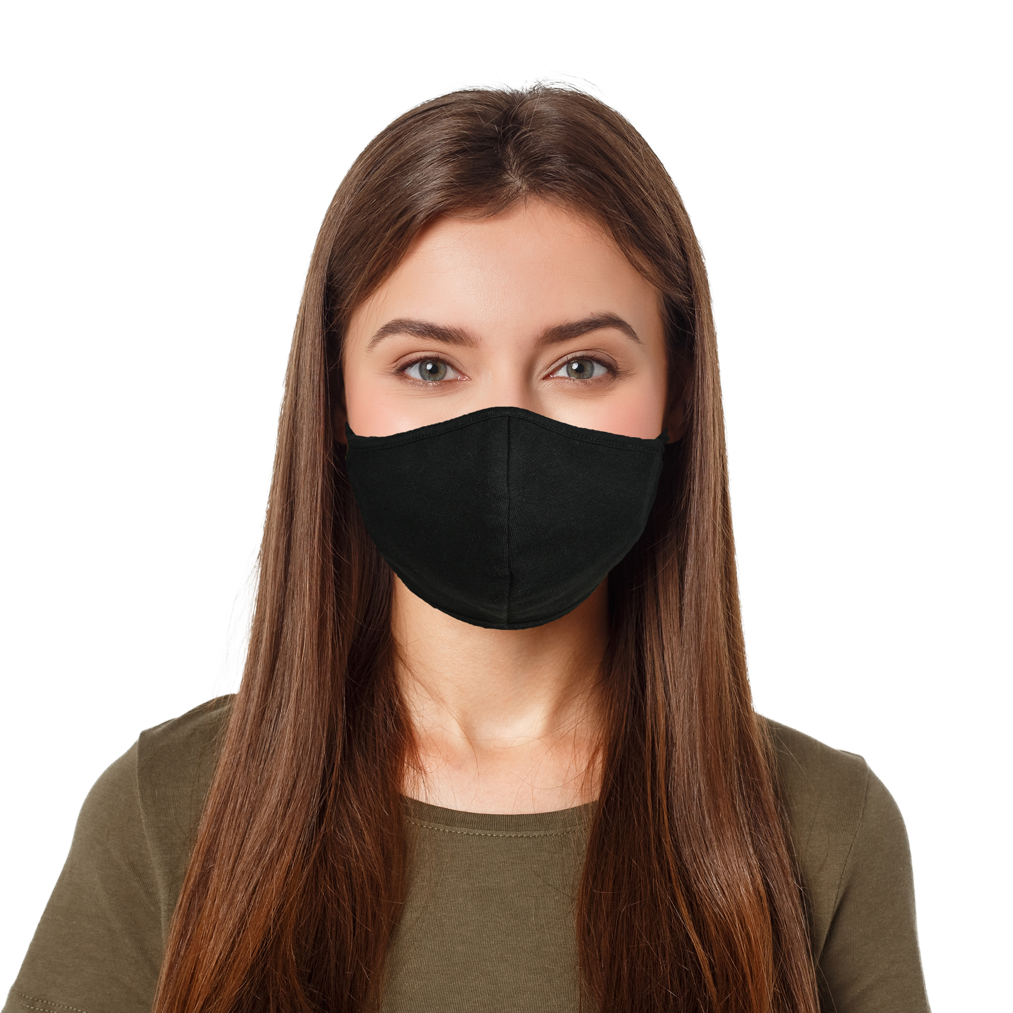 DALIX Cloth Face Mask Reuseable Washable in Assorted Colors Made in USA  (5 Pack) - image 2 of 5