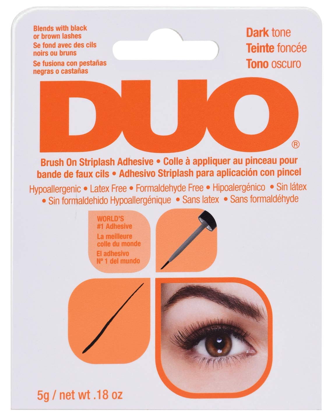 [ 3 PACK ] ARDELL - DUO Brush On [ Dark Orange ] 0.18 Oz. * BEAUTY TALK LA *