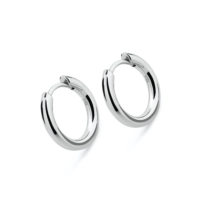 Pendiente para hombre, Clip para orejas, adorno, Color sólido, sin perforación, Clip para oreja, pendientes de Metal, accesorio de moda, regalo Ropa, zapatos y accesorios Miscelánea Plata 12 mm Guardurnaity AP017363-04