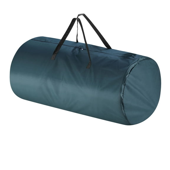 Christmas Tree Storage Bag-Fits up to 12 FT Artificial Tree-Premium Green Canvas & Zipper-Protect Holiday Decorations & Inflatables by Tiny Tim Totes (Green)