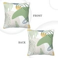 thumbnail image 3 of Square Throw Pillow Covers with Core, Colorful Abstract Graffiti Pillows for Sofa Beds, 18"x18", 3 of 9