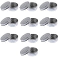 thumbnail image 2 of Milaget 10 Pack 15g Metal Tin Cosmetic Jars Empty Refillable Round Containers With Tight, 2 of 9