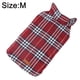thumbnail image 2 of Ropa para mascotas Ropa para perros chaqueta a cuadros para perros de otoño e invierno disponible, 2 of 5