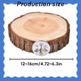 thumbnail image 2 of YCCMML Wooden Perch Round Toy Small Animal Jumping Platform for Hamster Gerbil Squirrel Cage, 2 of 8