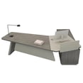 thumbnail image 1 of Writing Computer Desk Standing Students Luxury Makeup Storage Office Desk Drawers Filing Mesa De Escritorio Desk Accessories My Lux Decor Round, 1 of 7