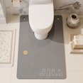 thumbnail image 2 of U-Shaped Toilet Floor Mat, Absorbent Quick-Dry Diatomaceous Earth Bathroom Rug with Non-Slip Design, 2 of 6