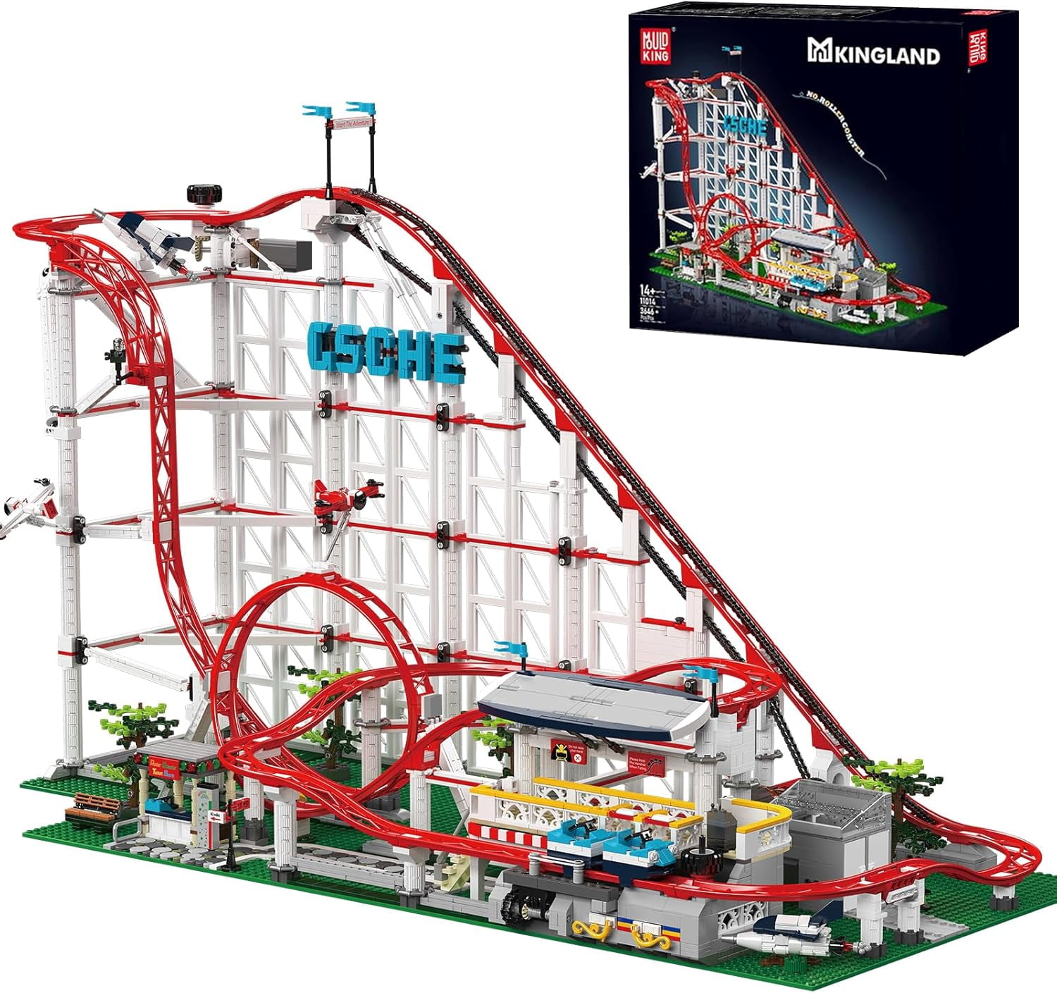 K'NEX PAC-MAN Roller Coaster Building Set for Kids & Adults - 432