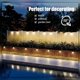 thumbnail image 2 of 4 Pack Outdoor Solar Lights, Waterproof LED Lights for Stairs, Fences, Yards, Patios Walkways, Warm White - Compatible with Philips, 2 of 4