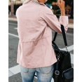 thumbnail image 4 of Sherrylily Women Military Anorak Utility Coat Casual Zip Up Lightweight Jacket with Pockets, 4 of 7