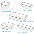 thumbnail image 7 of LAIQIEN 16/25 Pcs Drawer Inserts Drawer Organiser Dressing Table Organiser for Desk, 7 of 7