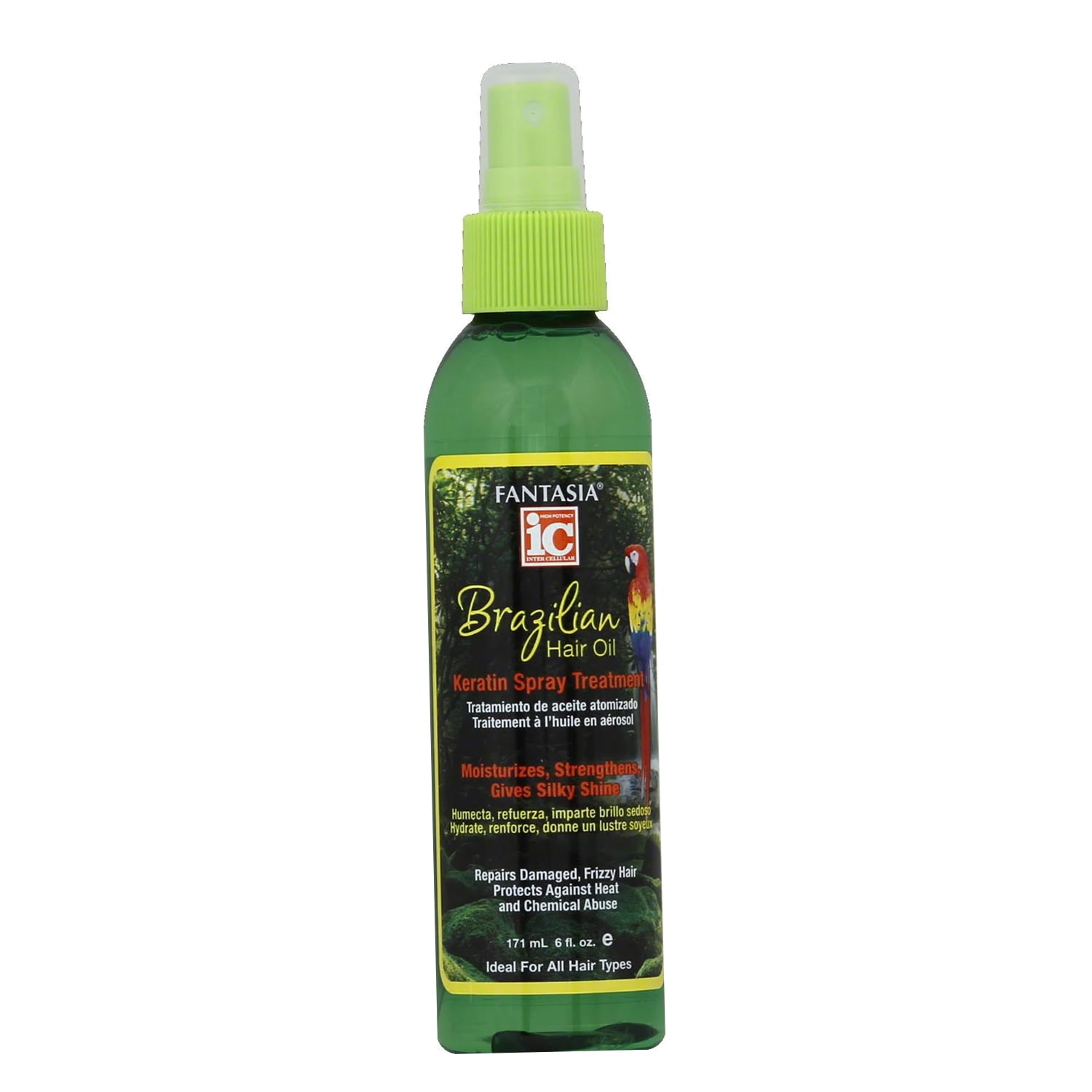 Fantasia IC Brazilian Hair Oil Keratin Spray Treatment 6 Oz. 