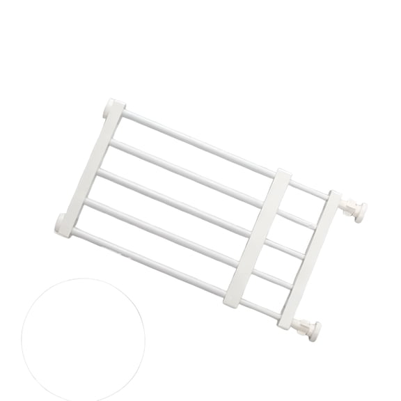 LAMIRO Dog Gate Indoor Adjustable Safety Barrier with Mesh Net Indoor Dog & Cat Fence for Stairs Hallways Kitchen Bedroom