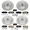 thumbnail image 2 of PowerStop Front and Rear Geomet Coated Brake Rotor and Pad Kit Fits: LAND ROVER Select Models CRK7599, 2 of 5