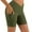 1Army Green, variant on Criss-Cross High Waisted Yoga Shorts for Womens 5 Inch Quick Dry Gym Workout Shorts Lightweight Breathable Yoga Leggings Gym Traning Track Joggers Shorts with Pockets