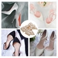 thumbnail image 3 of 1 Pair Bowknot Shoe Clips Removable Shoe Buckles Rhinestone Shoe Charms Shoes Accessories, 3 of 9