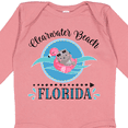 thumbnail image 4 of Inktastic Clearwater Beach Florida Trip Girls Long Sleeve Baby Bodysuit, 4 of 5