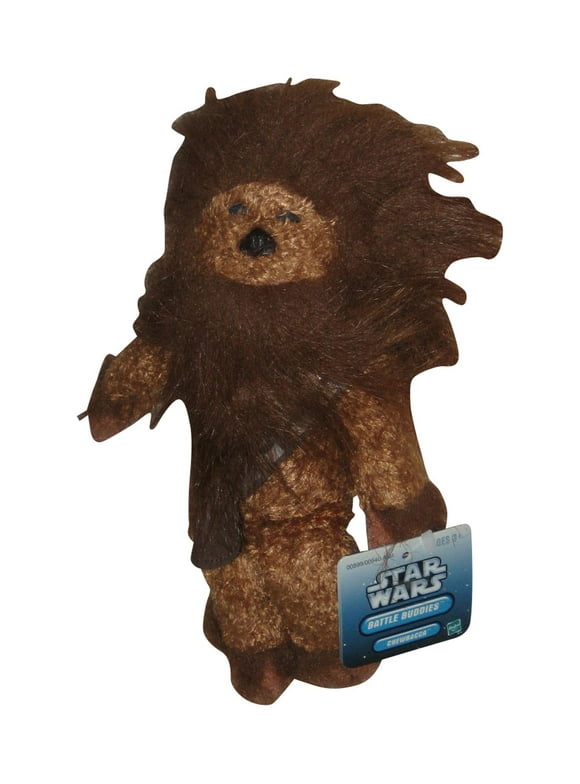 Star Wars Chewbacca Long Hair Battle Buddies (2004) Hasbro Toy Plush