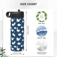 thumbnail image 4 of Gaeub Cute Goose On Blue Sky Printed 18oz Sports Insulated Kettle With Straw ,Sports Insulated Bottle, Water Bottle For Running Hiking Cycling Climbing, Mens Womans Insulated Water Bottle, 4 of 8
