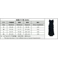 thumbnail image 5 of Black Backless V Neck Maxi Dress with Ruffles  Size  L, 5 of 5