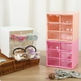 thumbnail image 4 of Makeup Holder Storing High Capacity Convenient INS Styles Cosmetic Storage Box, 4 of 4