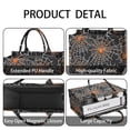thumbnail image 4 of Large Capacity Tote Bag,Halloween Spider Webs with Orange Spiders Handbag Fashion Luxury Tote Bag,15.7"x13"x 5.1" Inches,Laptop Compatible, 4 of 6