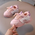 thumbnail image 5 of Borniu Toddler Shoes Children Baby Girls Boys Letter LED Light Luminous Running Sport Shoes Clearance, 5 of 5