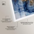 thumbnail image 4 of Sapphire Dust Radiance Diptych Pair Shadowbox Print Coastal Abstract Art Set by Art Remedy, White Frame, 12 x 12, 4 of 6