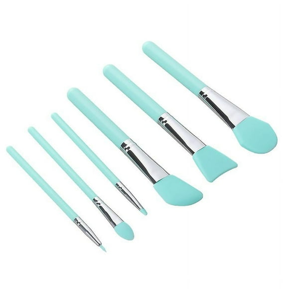 Juego de brochas cosméticas de 6 piezas.