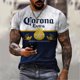 thumbnail image 4 of Camiseta de hombre de gran tamaño, vintage, de manga corta, con estampado Castrol, de tela holgada, informal, con estampado de aceite, para hombre, ropa de calle, 4 of 5