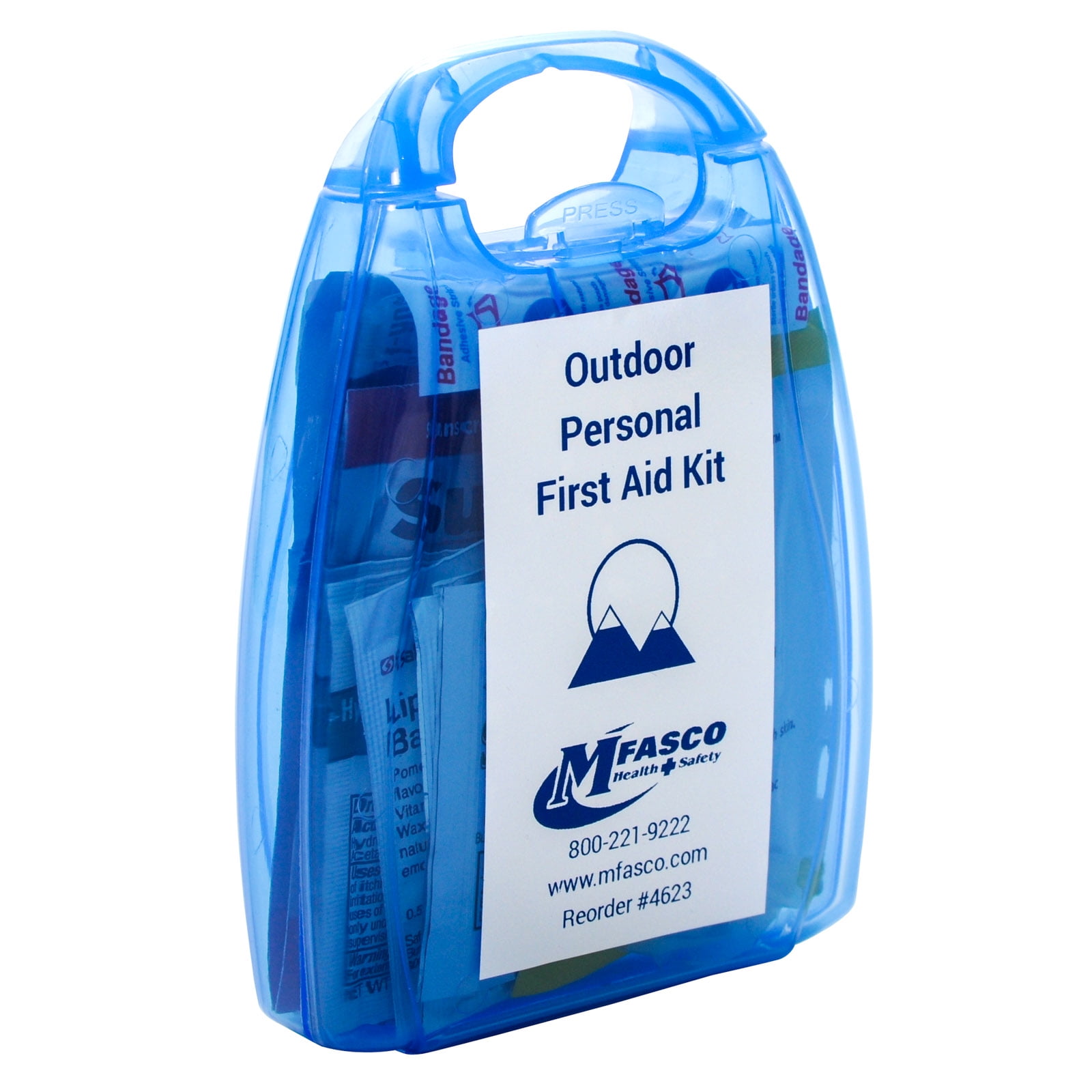 Personal Size First Aid Kit With Outdoor Items 26 Piece by MFASCO