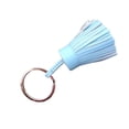 thumbnail image 2 of Keychain Decorative Keyring Leather Pendant Tassel Handmade Handicraft Key Decoration Backpack Purse Wallet Chain Hanging Decoration Holder Purse Wallet Light Blue, 2 of 6
