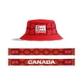 thumbnail image 1 of FIFA World Cup Canada Premium Bucket Hat & Double-Sided Printed Scarf Set, 1 of 8