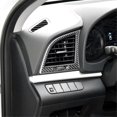 thumbnail image 3 of Soft Carbon Fiber for 2017 2018 2019 2020 Car Dashboard Side Air Outlet Panel Cover Trim Accessories, 3 of 5
