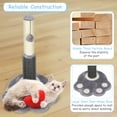 thumbnail image 4 of Infans 20.5" Tall Cat Scratching Post Claw Scratcher w/ Sisal Rope & Plush Ball, 4 of 7