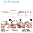 thumbnail image 2 of Langgg LED Light Ear Picking Tools Kit Ear Tweezers Earpick Set With Metal Storage Box Ear Care, 2 of 6