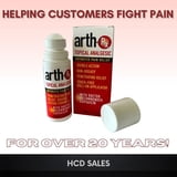Arth-Rx Topical Analgesic Roll-on, Capsaicin for Arthritis, Muscle ...