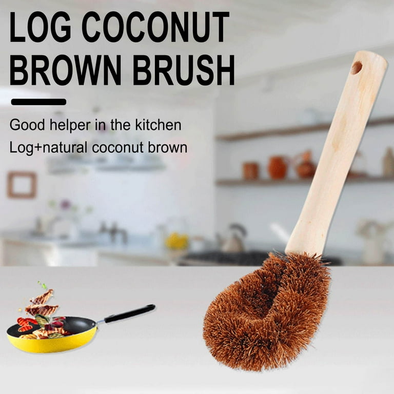 Coconut Fibre Pan Cleaning Brush
