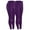 Purple, variant on ZQUUVOU 2 Pack High Waist Yoga Pants With Pockets High Waist Tummy Control With Pockets Leggings Fitness Sports Running Yoga Athletic Pants B-Multicolor