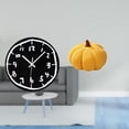 thumbnail image 2 of Reloj de pared,Reloj de pared silencioso y decorativo que no hace tictac,Reloj moderno de 12 pulgadas para pared de casa o oficina,sencillo.,Almohadas de calabaza de Halloween,Almohadas de, 2 of 8