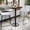 Walnut, variant on Emma + Oliver 30"RD Walnut Laminate Bar Table Top-18"RD Base/Foot Ring