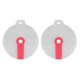 thumbnail image 1 of 2 Pack Silicone Splash Cover for Mixing Bowl, Egg Whisk, Splash Guard for Mixing Eggs, Whipping Cream and Frothing Milk, Red, 1 of 4