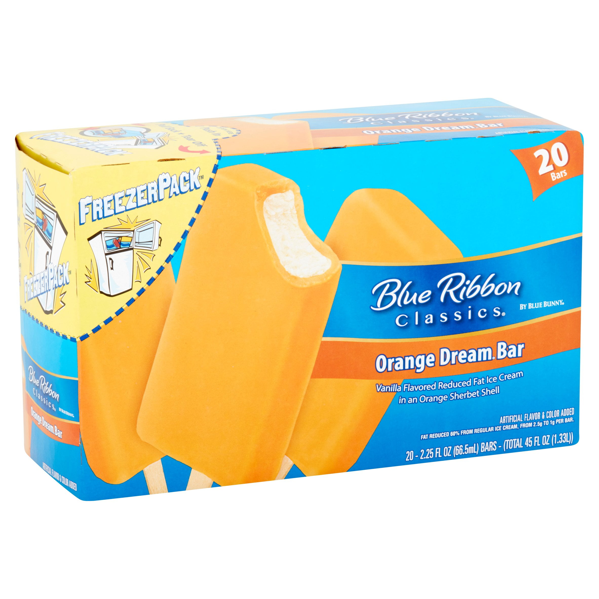 blue ribbon orange dream bar