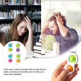 thumbnail image 3 of Simple Dimple Fidget Toy Silicone Bubbles Flipping Board Toy, Sensory Squeeze Toys Stress Relief Hand Toy, Dimple Fidget Toy for Concentration Training, Brain Development Toy for Kids Adults, 3 of 7