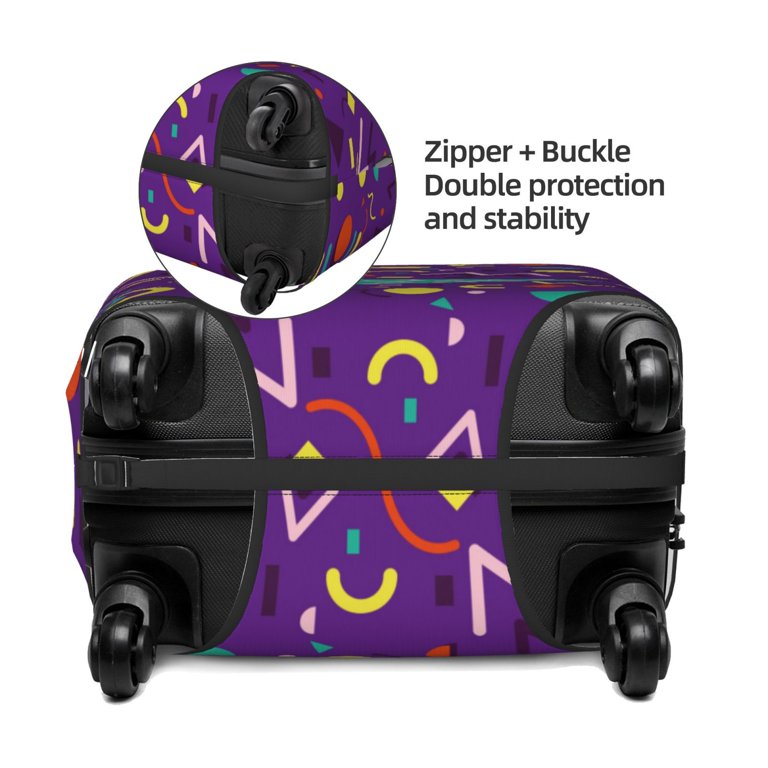 Hirioo Retro 80s Style for Elasticity Suitcase Cover (No luggage