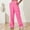 Pink, variant on LSLJS Joggers for Women Plus Size Wide Leg Elastic Waisted Sweatpants Casual Solid Color Muilt Pockets Work Pants, S-2XL
