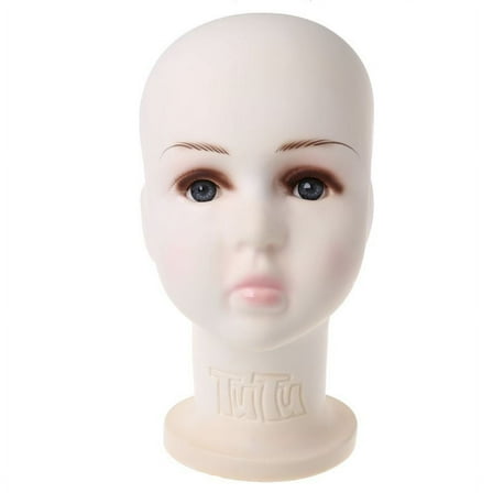 XISAOK Children Mannequins Manikin for Head For Wig Hats Show Model Stand Display