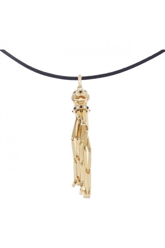 Pre-Owned Cartier Panthre Head Motif Necklace (Good)